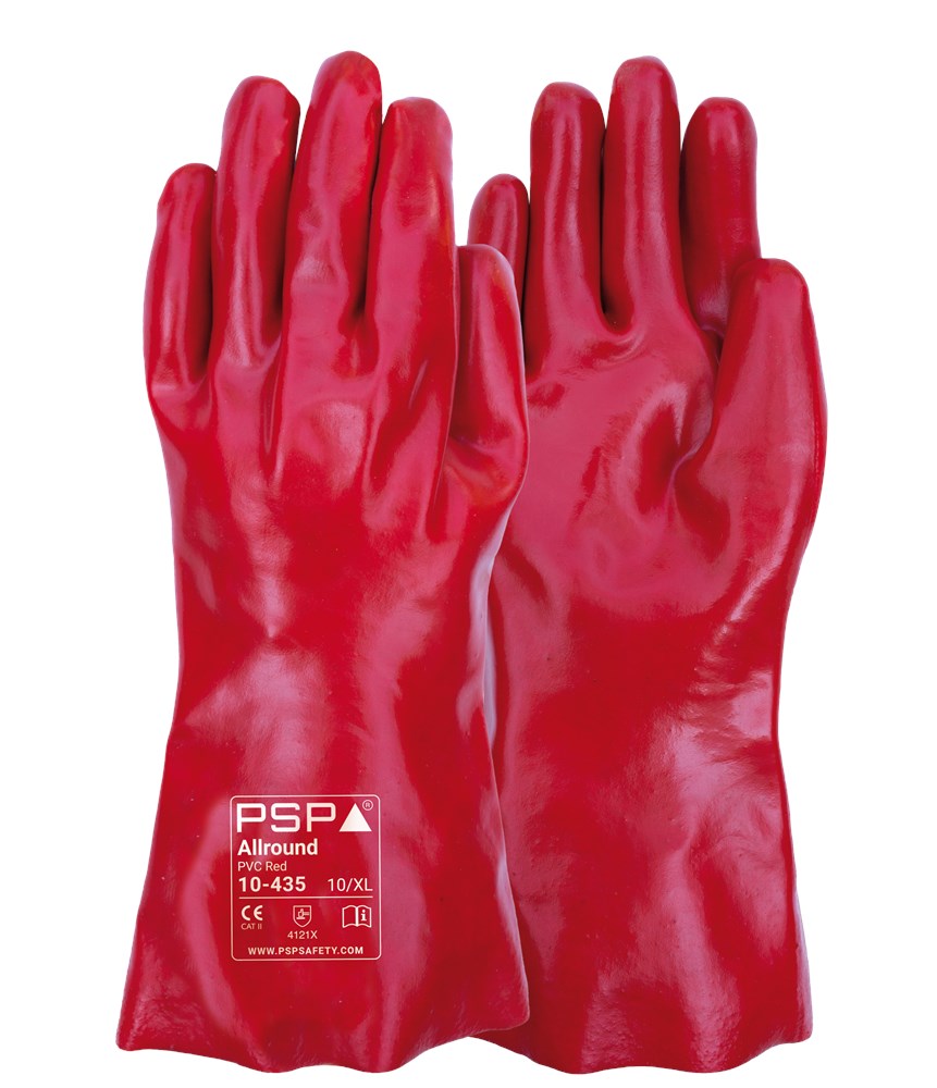 10-435 Allround PVC Red Werkhandschoen