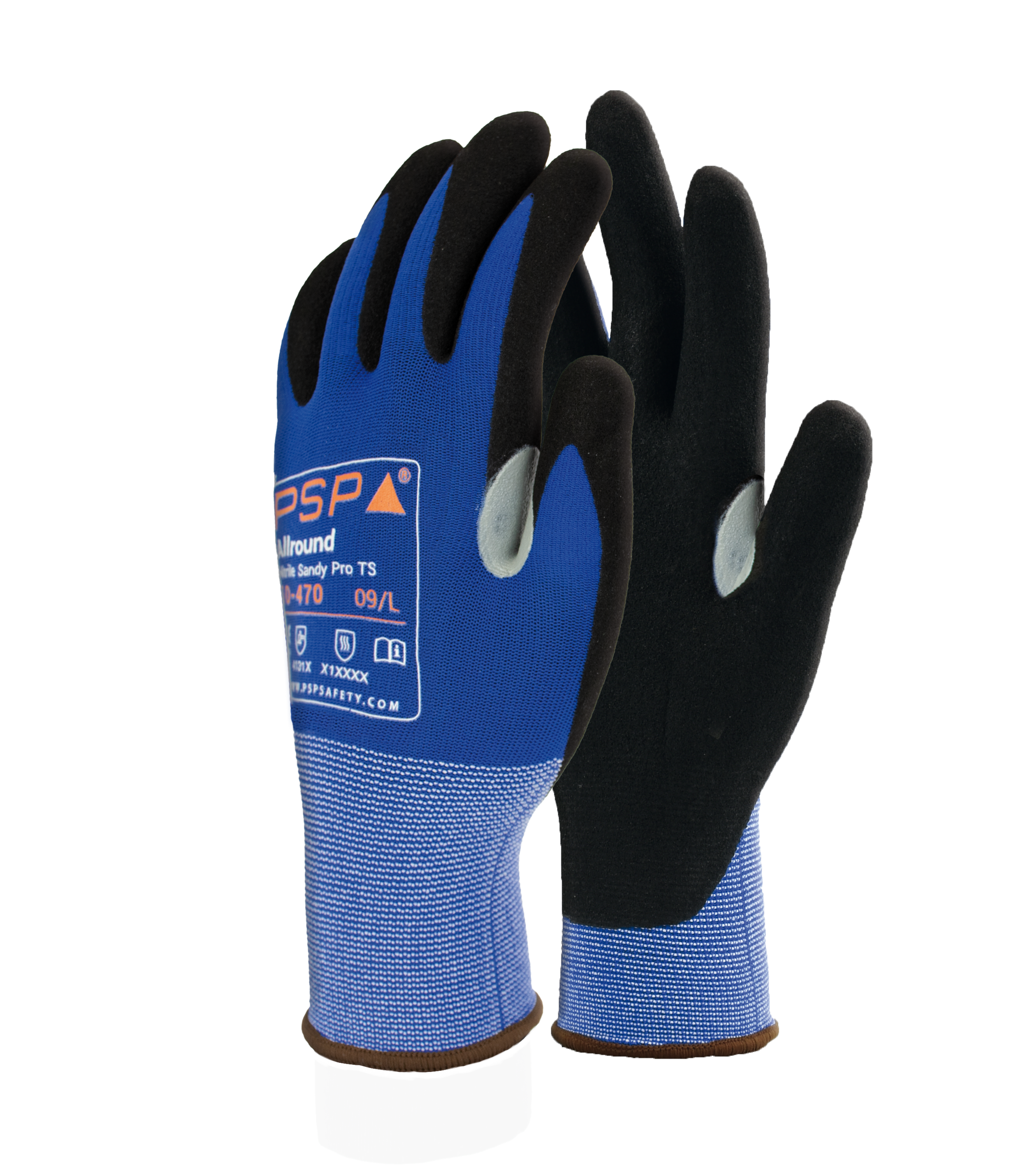 10-470 Allround Nitrile Sandy Pro TS Werkhandschoen - Bild 2