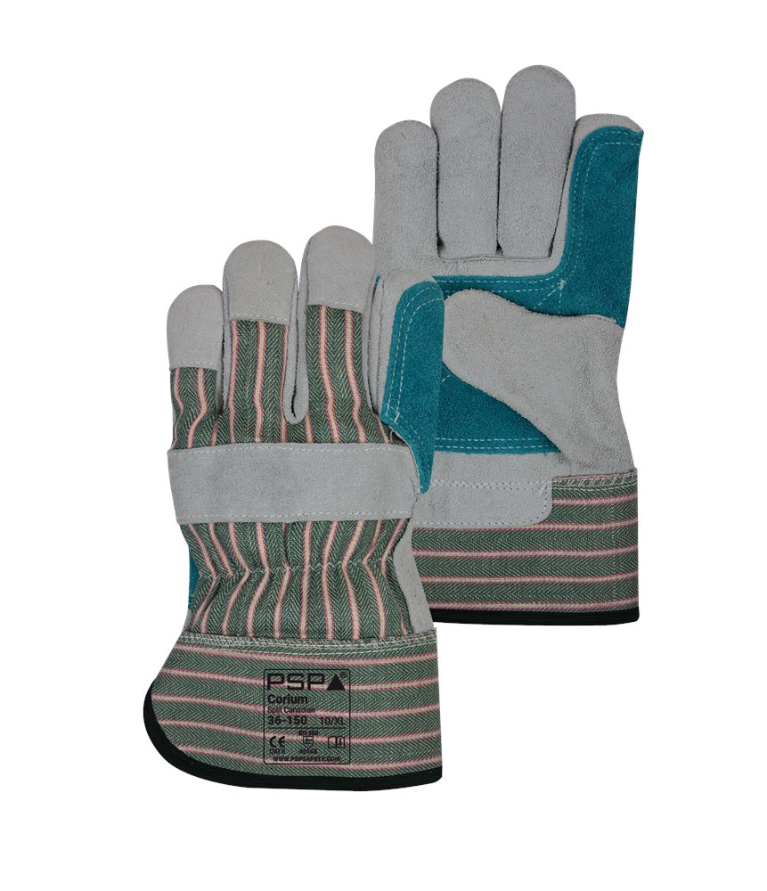 36-150 Splitlederen werkhandschoen met pistoolversterking