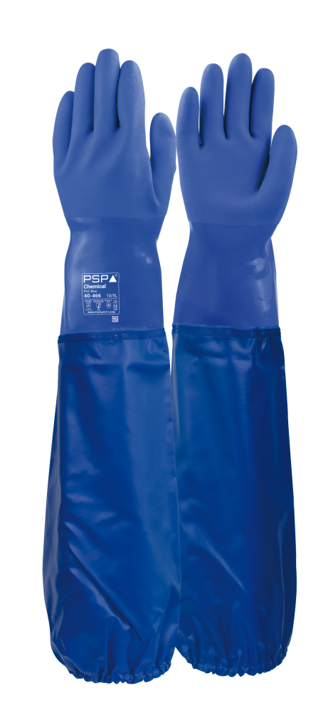 40-466 Chemical PVC Blue Werkhandschoen