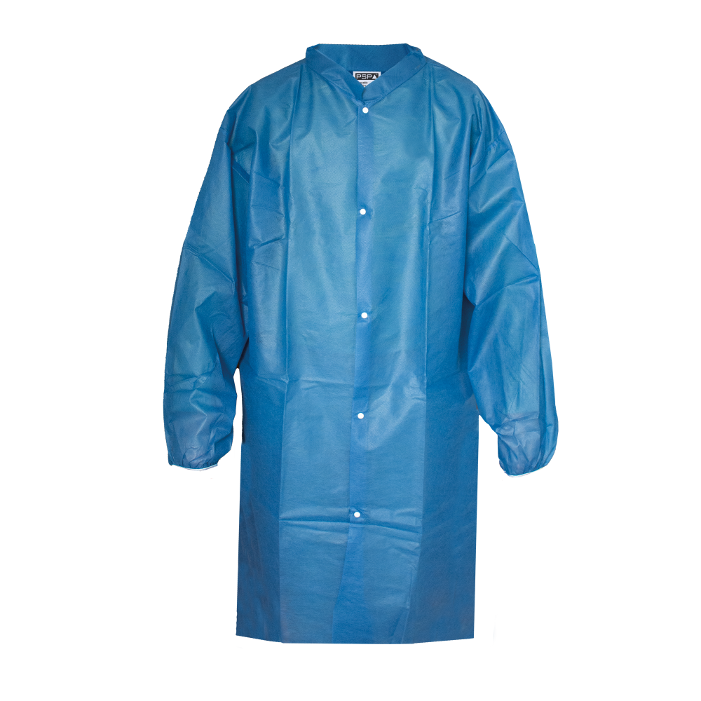 25-101 Einweg-Besucherjacke PP Druckknopf Weiß - Bild 8