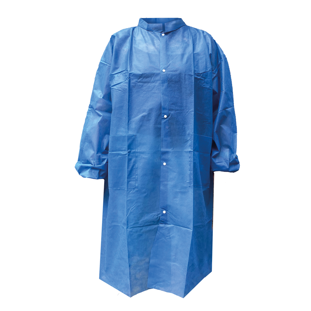 PSP 30-305 Labjas PP Drukknoop blauw