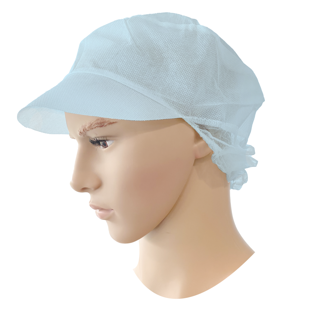 55-405 Disposable Pet + klep/haarnet PP blauw