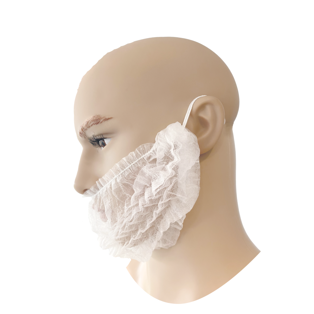 55-501 Disposable Baardmasker PP wit